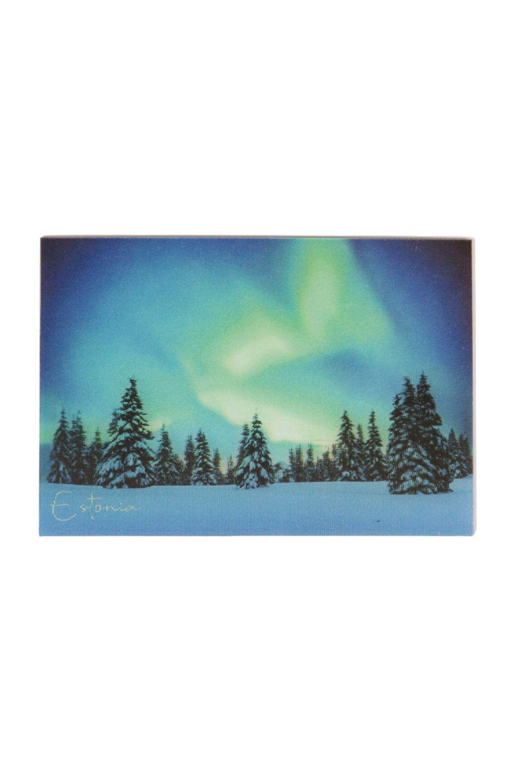 Virmalistega 3D magnet