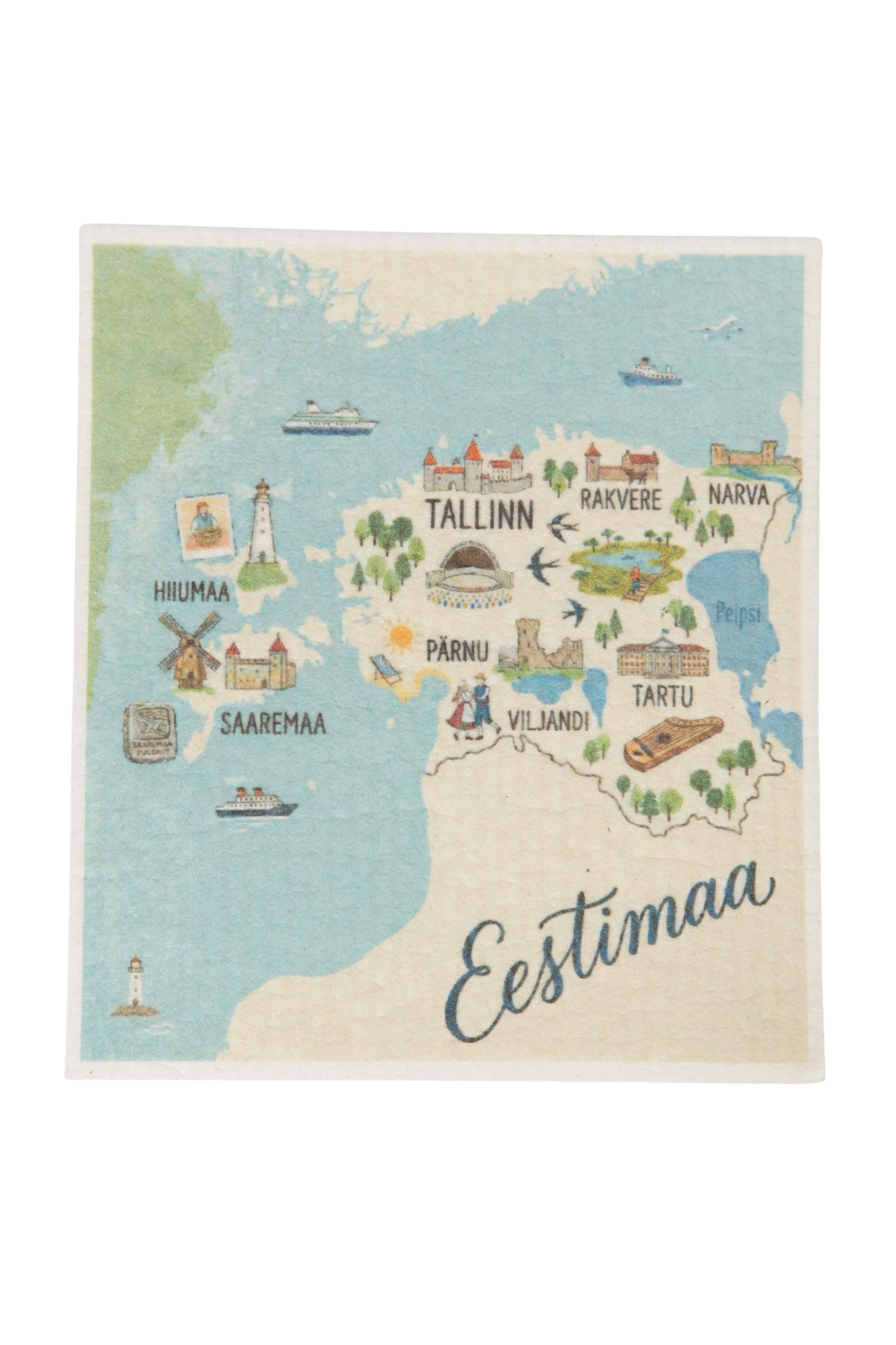 Eesti kaardiga nõudepesulapp